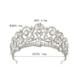 UNIQ Crystal Silver Crown for Women - Rhinestone Queen Tiara for Wedding, Birthday, Prom, Pageant, Quinceanera, Hair Accessories